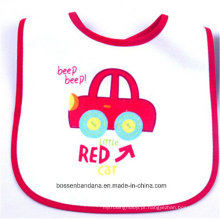 Design personalizado algodão impresso Terry Baby Wear Baby Bib Apron